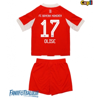 Bayern Munich Michael Olise #17 Echipament de Fotbal Replică 2025-26 Copii Acasa (+ Șorturi)